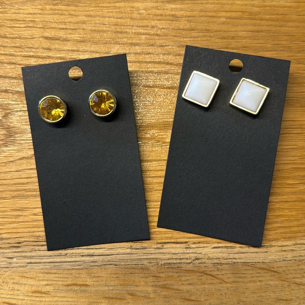 J. Crew Stud Earrings (2 Pairs)